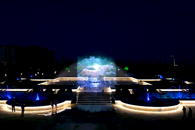 В Дагестане состоялось открытие самого большого фонтана России 